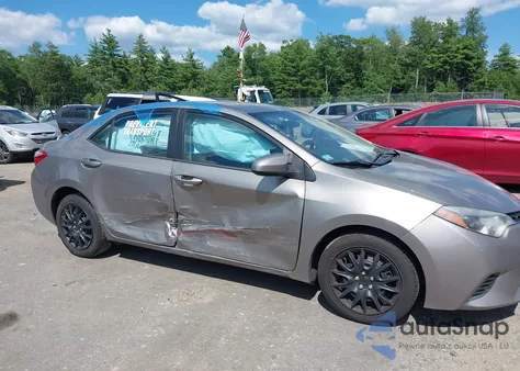 2015 Toyota Corolla Le from USA, damaged, VIN 2T1BURHE9FC454134